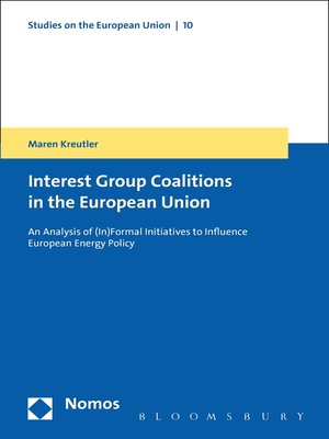 cover image of The Formation of Coalitions in the European Union